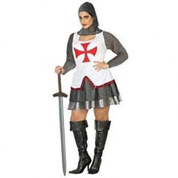 Disfraz de Caballero Templario Medieval para Mujer T. XL