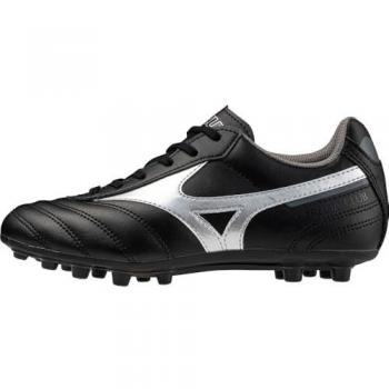 Botas de fútbol Mizuno Morelia II Club AG, color negro, para hombre, diseñadas para uso en superficies sintéticas