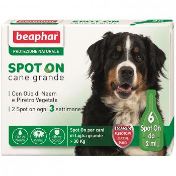 Beaphar Spot-On Natural Protection para Perro Grande +30 kg - 6 Pipetas