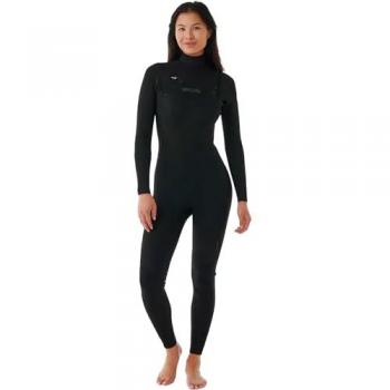 Rip Curl Wms Dawn Patrol CZ 3/2 mm Neopreno negro con manga larga y cremallera pectoral, tamaño US 6