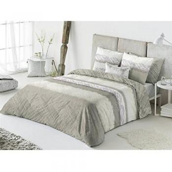 Casa Creativa Aranda Nórdica con Funda Cojín Decorativo, Algodón-Poliéster, Beige, 220x270x1 cm