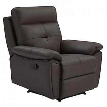 Sillón Relax de Piel Marrón Vineta - Estilo Contemporáneo