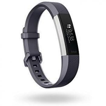 Pulsera de Actividad y Ritmo Cardiaco Fitbit Alta HR, Unisex Adulto, Gris, Talla L
