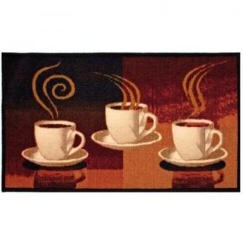 Asturdintex - Alfombra Cocina Poliamida 50X80-Cafe