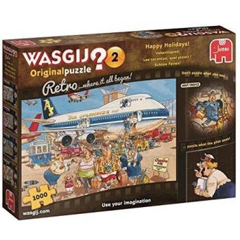 Rompecabezas Wasgij Original Retro 2, Vacaciones Felices - 1000 Piezas
