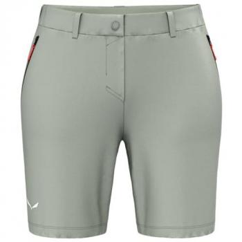 Pantalones Cortos Salewa Puez Talvena Durastretch Gris Claro Mujer - S