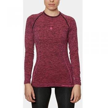 Camiseta Térmica Deportiva para Mujer Sport Hg 8052 Negra Magenta M