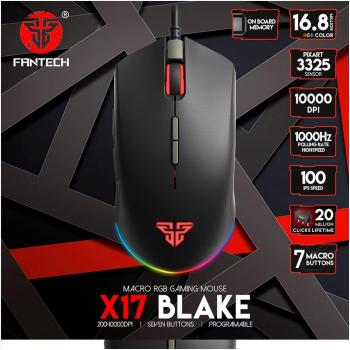 Ratón Gaming Fantech Blake X17 Edición Espacial - 10.000 DPI RGB