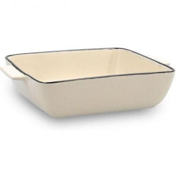Cazuela Quid Cocco 20 x 16,5 x 27 cm Cerámica Blanco (Pack de 12 Unidades)