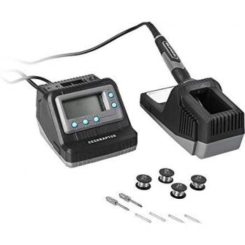Cecotec Estación de Soldar CecoRaptor SolderStation 600 Advance. Soldador de 230 V y 50 Hz, 60 W, Temperatura