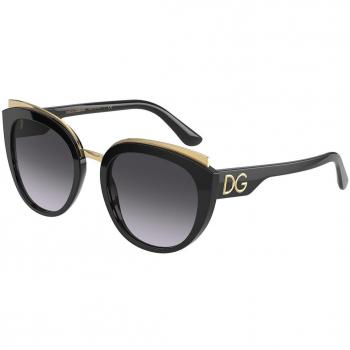 Dolce & Gabbana DG4383F Asian Fit Women's Sunglasses Gold Size 54
