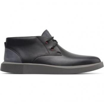 Botines Camper Bill K300235 - Negro de Piel de Alta Calidad con Suela EVA Reciclada