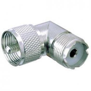 Adaptador UHF macho a UHF hembra L de Electro Dh