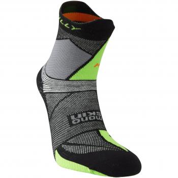Hilly HI-001715 Calcetines, Unisex Adulto, Black/Grey/Lime Green, 39.5/42.5