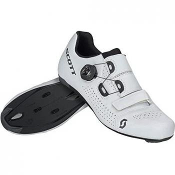 Zapatillas de ciclismo para hombre Scott Road Team BOA blancas y negras 47