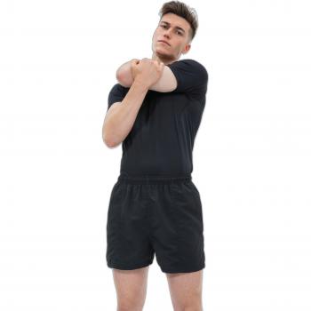 Tombo Men's Black Shorts - Lightweight and Stylish