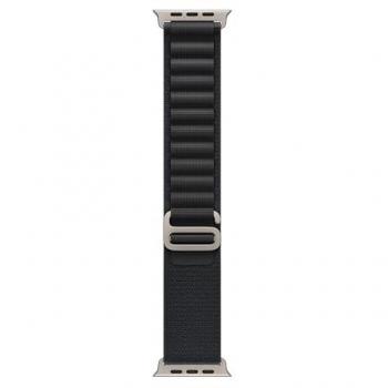 Correa Apple Loop Alpine 49 mm Negra Titanio, Poliéster y Spandex Talla M