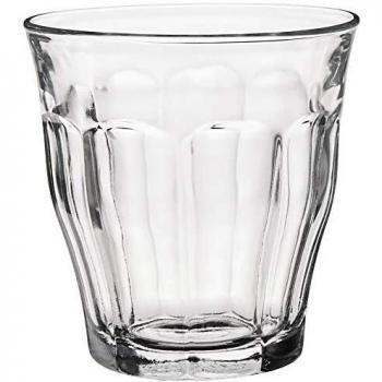 Duralex 1027AB - 6 vasos de agua, 250 ml, Templado, Transparente