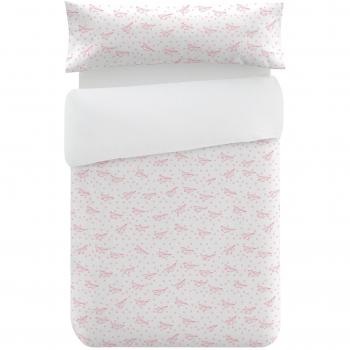 Pooch Funda Nórdica de Cuna y Almohada, Algodón, Multicolor, 145x115x3 cm