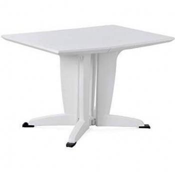 Shaf 55008 Mesa Plegable 2-4 Personas, Blanco, 81 x 55 x 23 cm