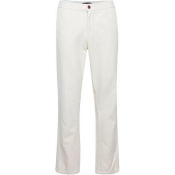 Blend Regular Fit Woven Trousers for Men in Écru/Cloud Cream, XL