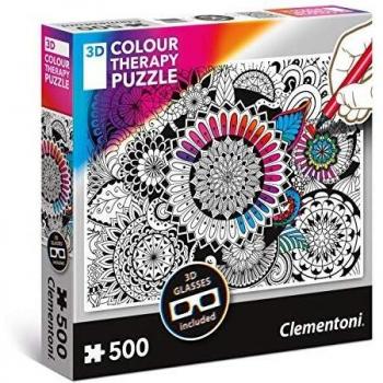 Puzzle 3D Colour Therapy Kwiaty