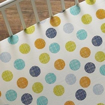 Lolli Living Baby Bot Fitted Sheet, Bot Dot by Lolli Living