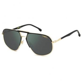 Carrera 318/S Black Gold/Grey Shaded Polarized Sunglasses for Men