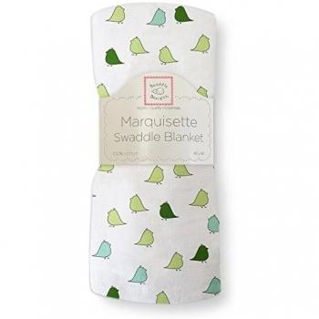 Diseños Swaddle - Cubierta en marquiseta bebé, razón: polluelos, turquesa