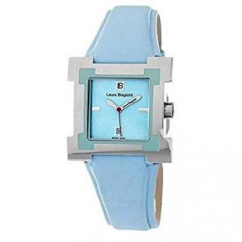 Laura Biagiotti Women's Analog Quartz Watch with Leather Strap LB0038L-AZ
