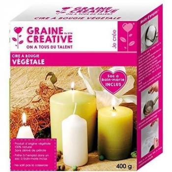 Semilla Creative 137000 Cera Vegetal Cera 14,5 x 6 x 17 cm, Color Blanco