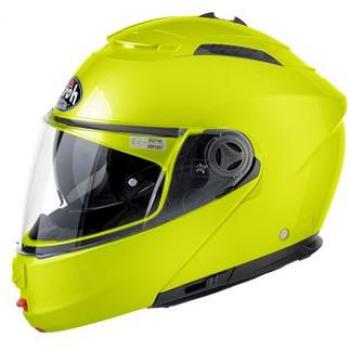 Airoh Casco Abatible, color Amarillo Fluorescente, talla 56-S