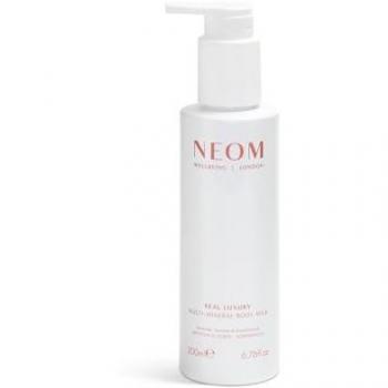 NEOM Energy Burst Multi-Mineral Body Milk 200ml - Vegan Moisturizer with Spearmint, Rosemary & Eucalyptus