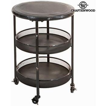 Camarera tres estantes negra by Craften Wood