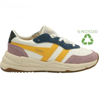 Gola Saturn Quadrant Women's Sneakers - Off White / Pastel Pink / Sun EU 41