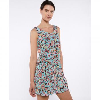 Onades - Vestido de mujer Kai con estampado pasley colorista