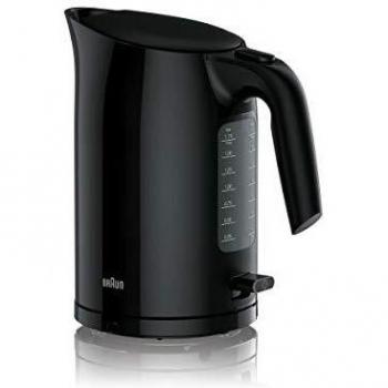 Braun PurEase WK3100 Electric Kettle 1.7L 2200W Black with 360° Rotational Base