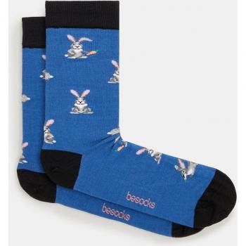 BE SOCKS CALCETINES BERABBIT AZUL