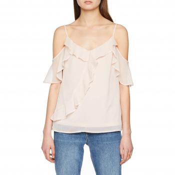 Vero Moda Vmkenzie Cold Shoulder Top, Camiseta sin Mangas para Mujer, Rosa