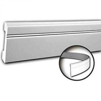 Zócalo Flexible Neoclásico Blanco Profhome 2 m