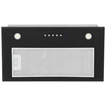 Campana Extractora Telescópica Okap AKPO WK-7 MICRA GLASS 60 NEGRO, diseño extraplana, color negro, vidrio templado, potencia de extracción eficiente, bajo nivel de ruido, iluminación LED integrada