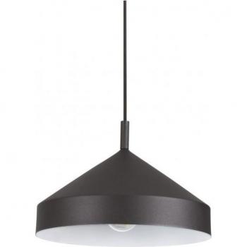 Lámpara colgante Yurta 1 bombilla Metal Negro Ideal Lux 30cm