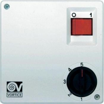 Vortice SCNR5 5 Canales Blanco Controlador de Velocidad del Ventilador