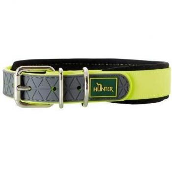 HUNTER Cómodo Collar con Neopreno Suave, 40 cm, Color Amarillo neón