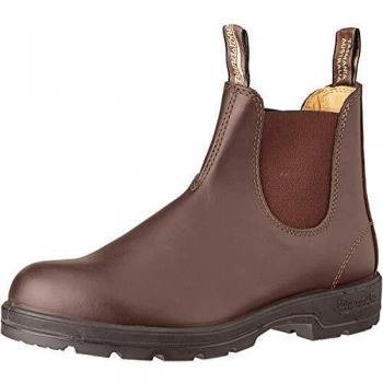 Botines Chelsea Blundstone 550 de Cuero Premium Resistente al Agua, Color Marrón Nogal, Talla 43.5 EU / 9.5 UK