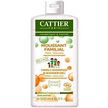 Cattier Family Shampoo and Shower Gel Orange Blossom Fragrance 500ml