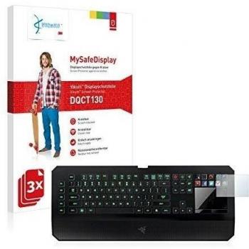 3x Vikuiti MySafeDisplay Protector de Pantalla DQCT130 de 3M para Razer Deathstalker Ultimate