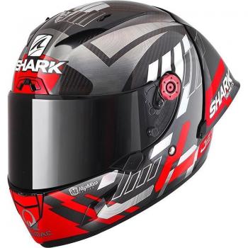 Shark Casco Integral Race-R Pro GP 06 Carbono-Rojo Réplica Zarco Test Invierno - Multicolor (XL)
