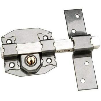 Cerrojo b-6 llave 2 lados de 165mm cilindro redondo de 50mm