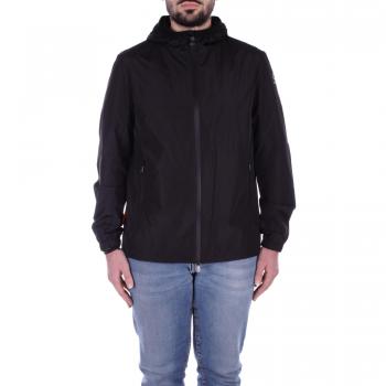 Suns Black Hooded Zip Jacket for Men and Women, Stylish Light Jacket, Size: 2XL